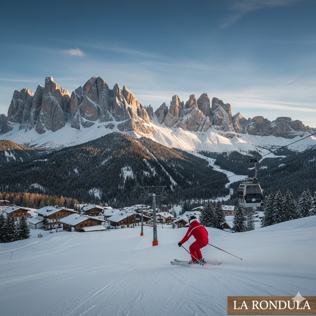 Skiing in Val Gardena
